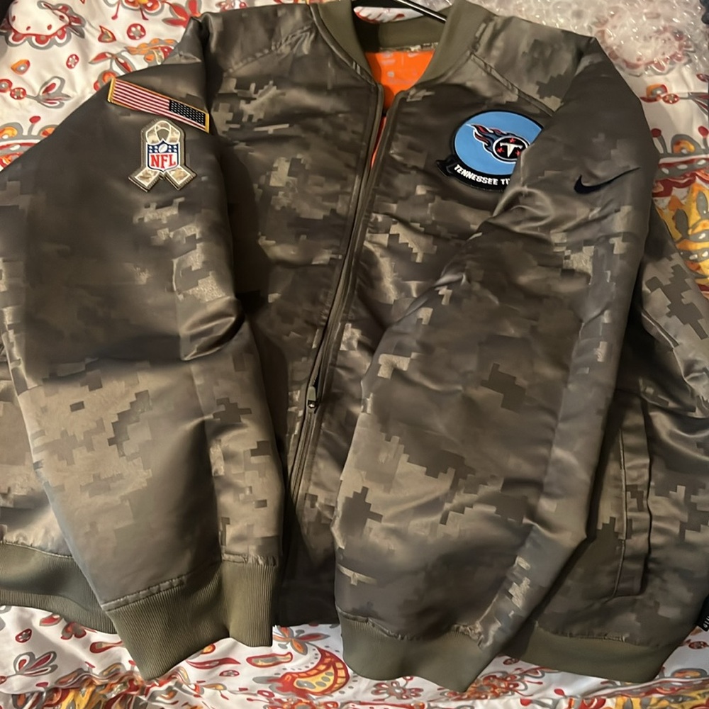 Nike Tennessee, Titans, jacket, honoring military edition